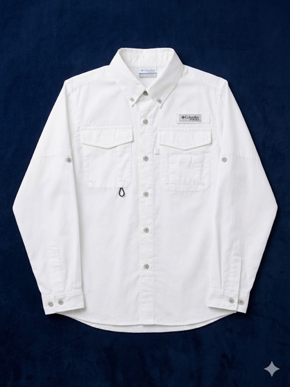 Boys Columbia Distant Water Long Sleeve Fishing Shirt Size M (10/12) NWT
